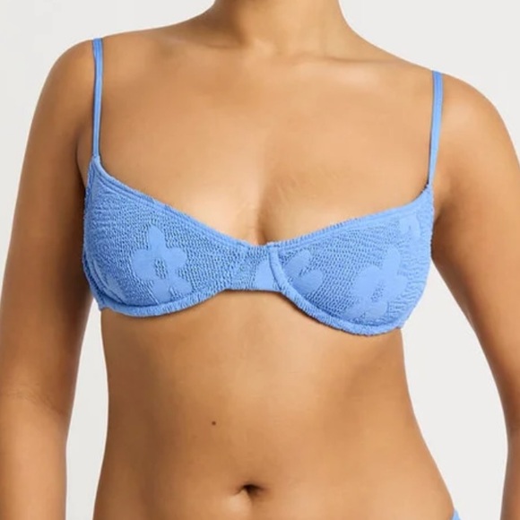 Brand new bond eye bikini top cornflower floral blue - Picture 7 of 10